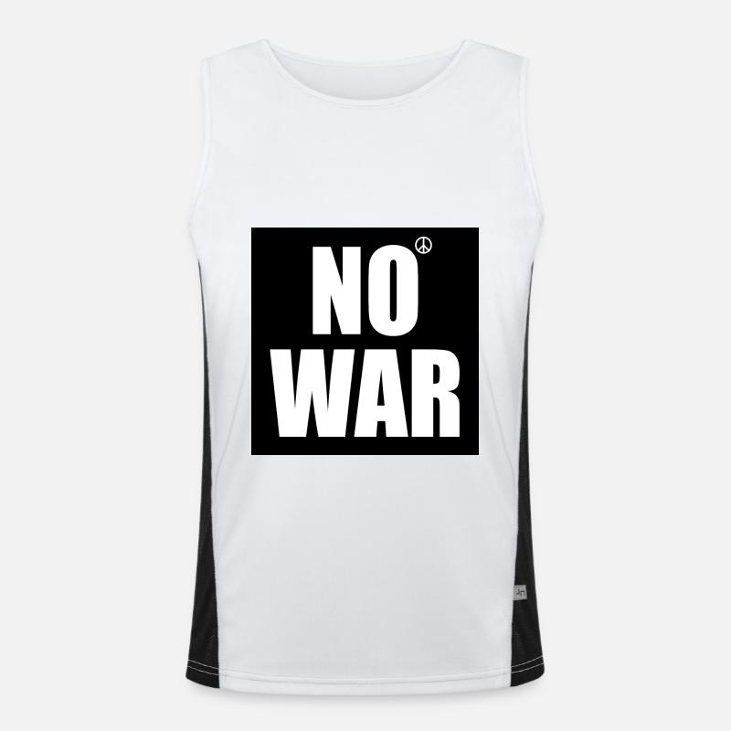 No war Men's Functional Contrast Tank Top 