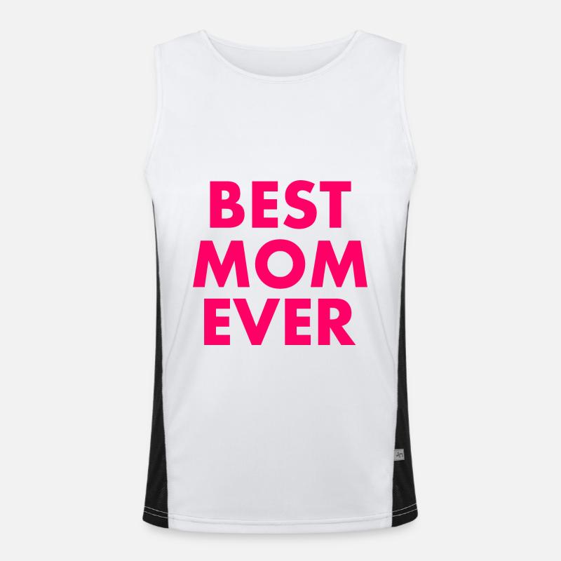Best mom ever Men's Functional Contrast Tank Top 