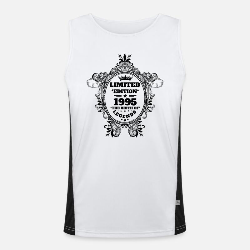 1995 Funktionelles Kontrast-Tank Top für Männer 