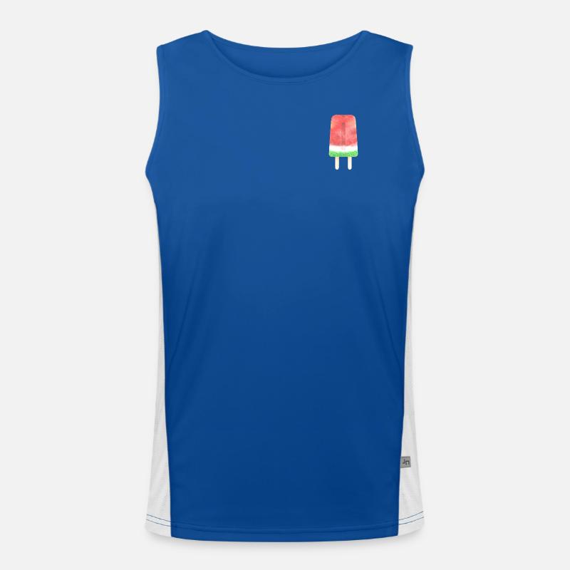EIS MELONE Funktionelles Kontrast-Tank Top für Männer 