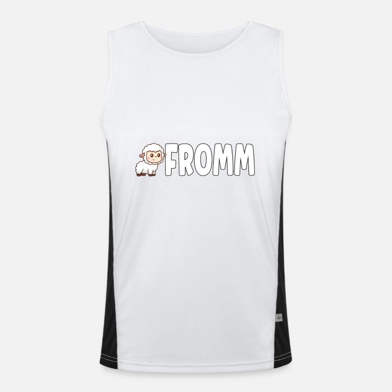 Lammfromm - You are innocent. ALWAYS! Men's Functional Contrast Tank Top 