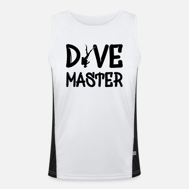 Dive Master Funktionelles Kontrast-Tank Top für Männer 