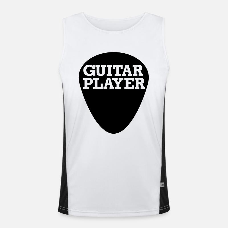 Guitar Player Men's Functional Contrast Tank Top 