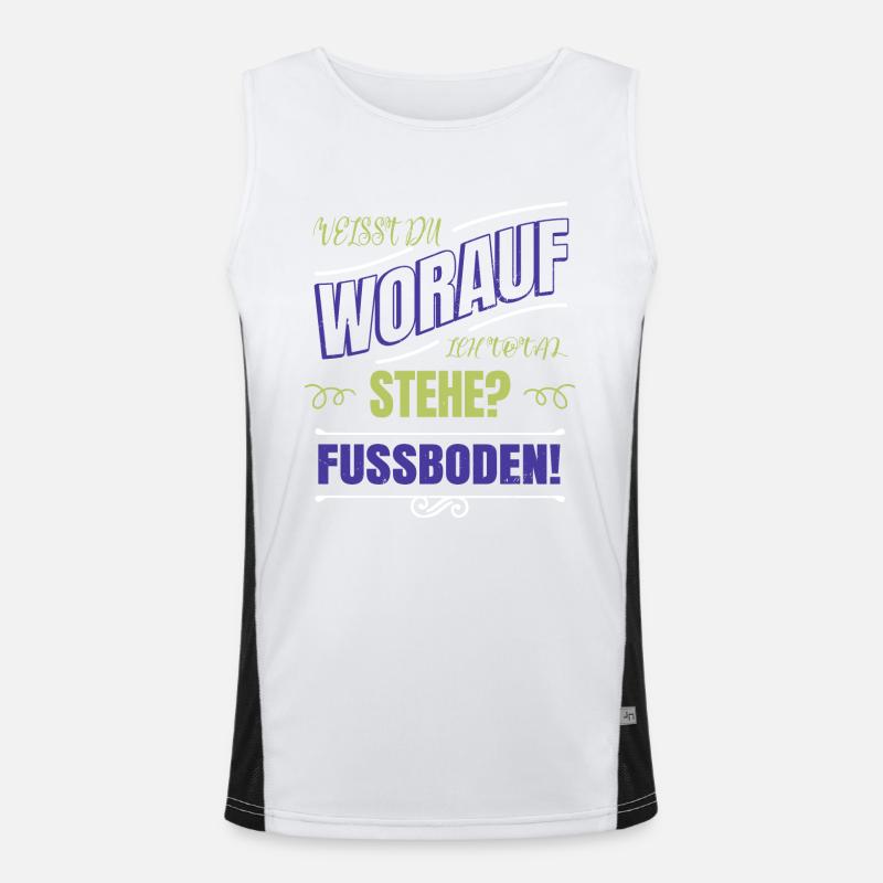 geschenkidee geburtstag plattenleger Funktionelles Kontrast-Tank Top für Männer 