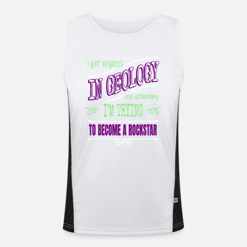 celestial spaceship astrophysics statement gift Funktionelles Kontrast-Tank Top für Männer 