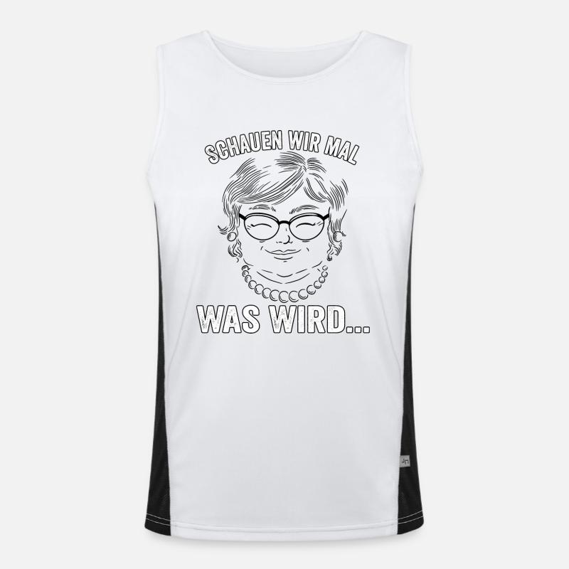 Oma was wird Funktionelles Kontrast-Tank Top für Männer 