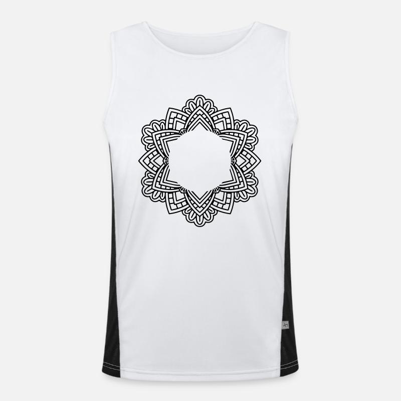 Mandala Débardeur respirant contrasté Homme 