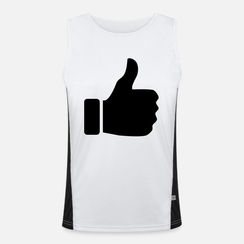 Daumen hoch Funktionelles Kontrast-Tank Top für Männer 
