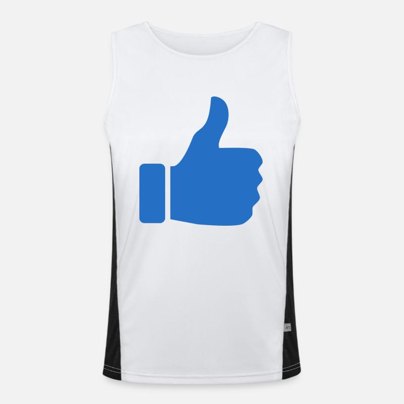 thumbs up Men's Functional Contrast Tank Top 
