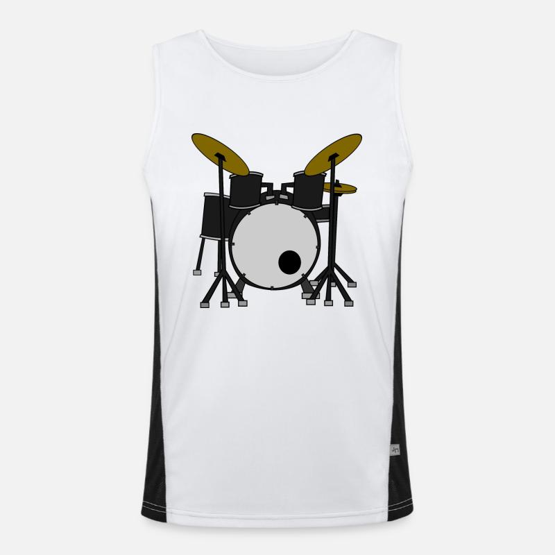 Percussions / batterie Débardeur respirant contrasté Homme 