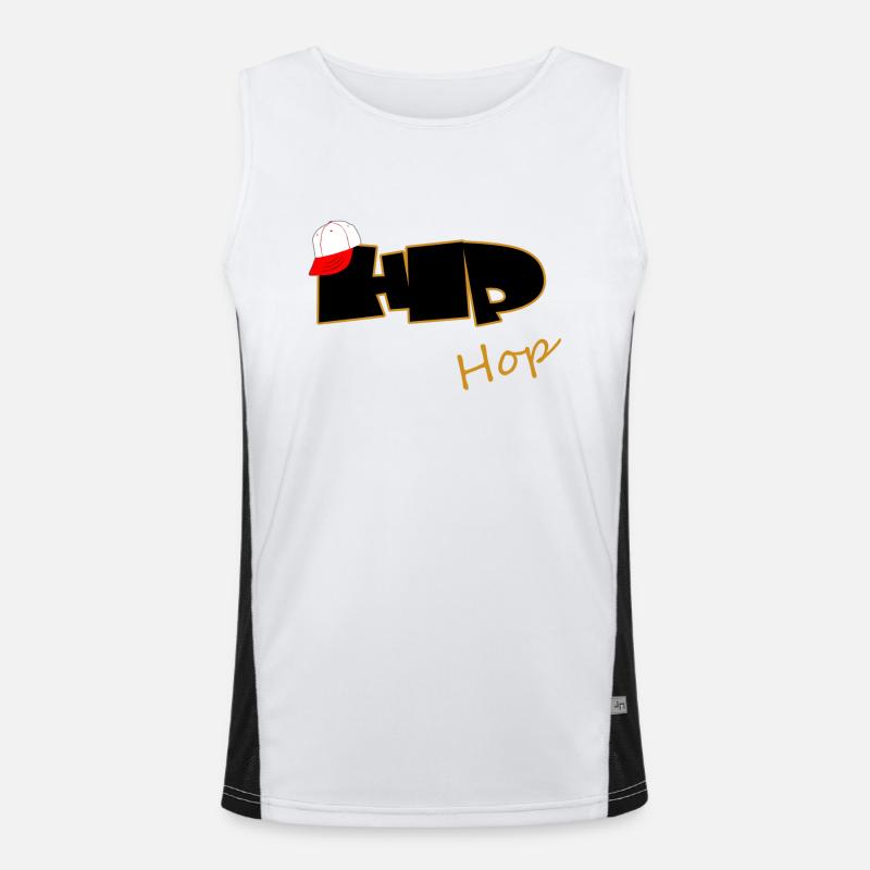 Hip Hop, Rap, Breakdance Funktionelles Kontrast-Tank Top für Männer 