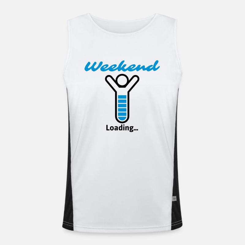 Weekend Loading ... Men's Functional Contrast Tank Top 
