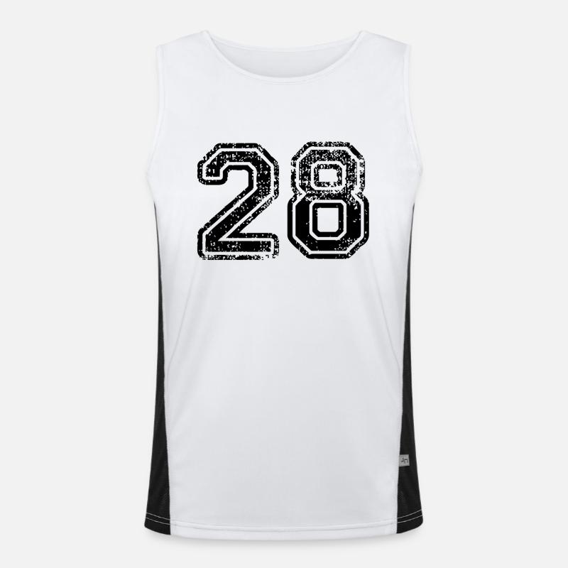 28 Men's Functional Contrast Tank Top 