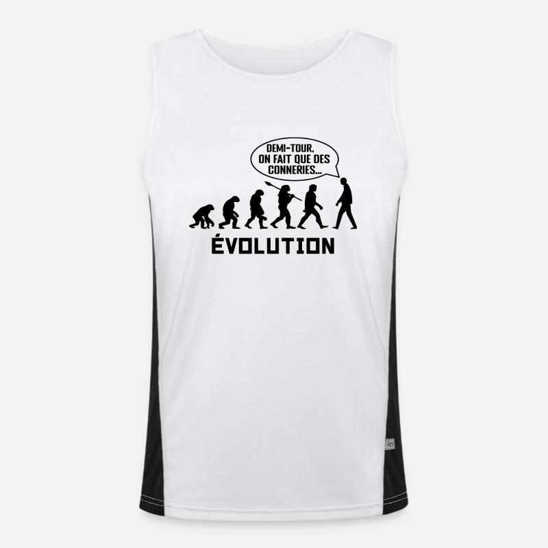 évolution Débardeur respirant contrasté Homme 