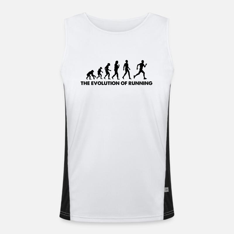 L’évolution de la course à pied Débardeur respirant contrasté Homme 