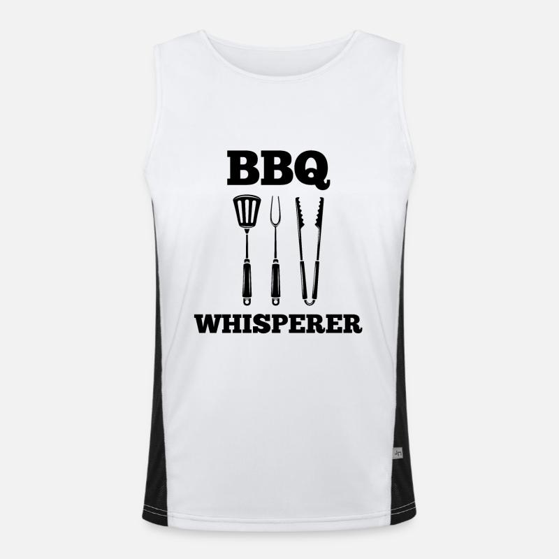 Chuchoteur de barbecue Débardeur respirant contrasté Homme 