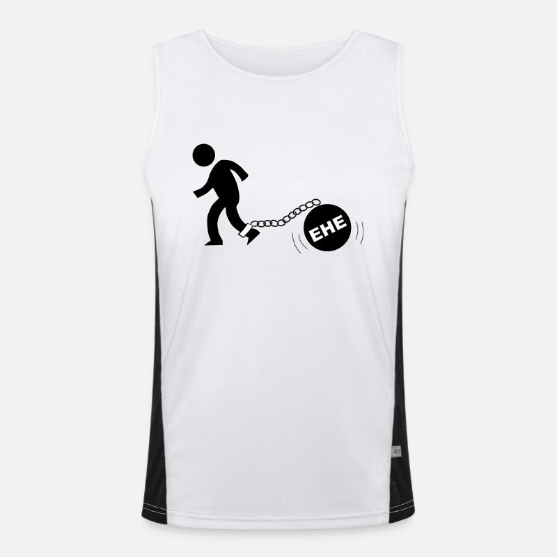 Junggesellenabschied Funktionelles Kontrast-Tank Top für Männer 