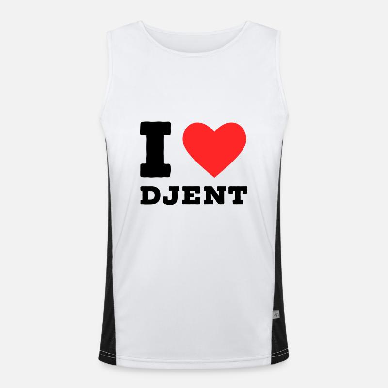 I love djent Men's Functional Contrast Tank Top 
