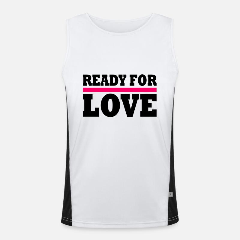 Ready for love Men's Functional Contrast Tank Top 