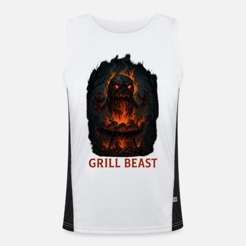 Bête du Grill Débardeur respirant contrasté Homme 
