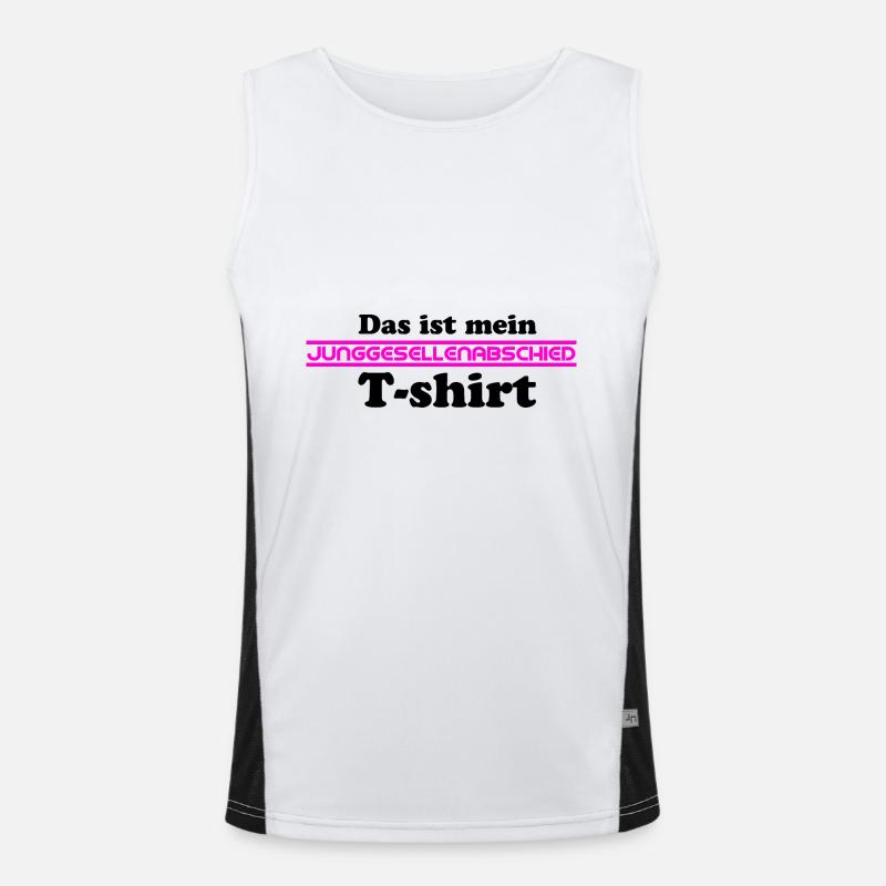 Junggesellenabschied / Party / Feier / JGA Funktionelles Kontrast-Tank Top für Männer 