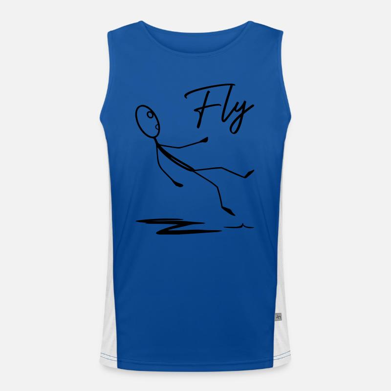 Fly Funktionelles Kontrast-Tank Top für Männer 