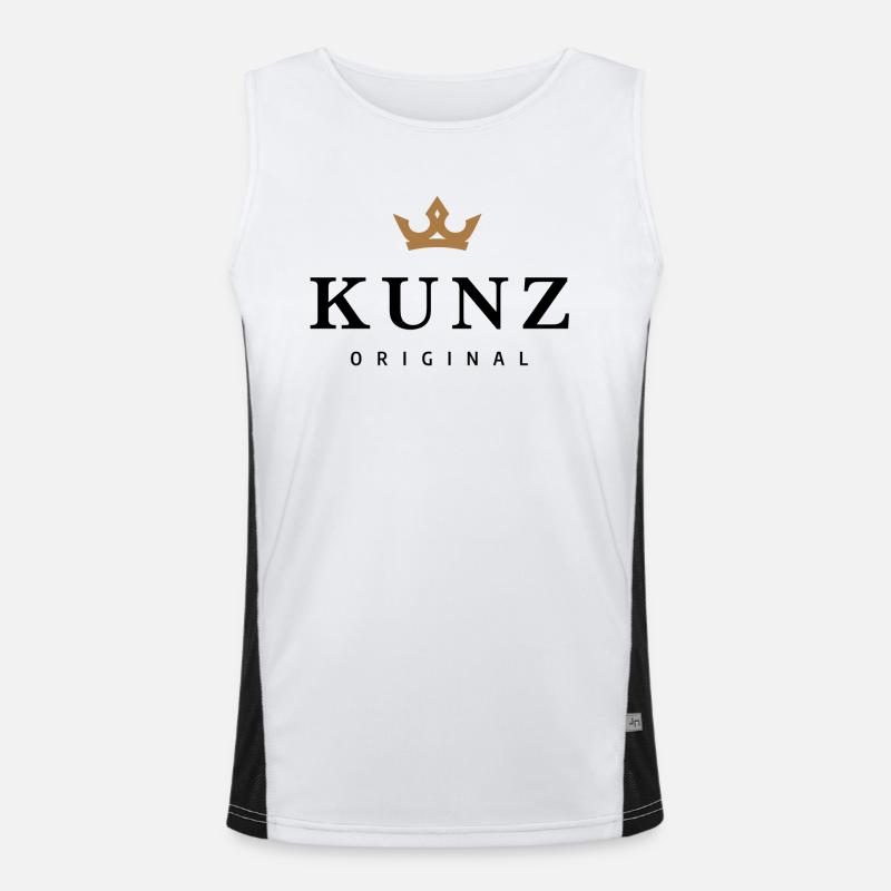 Kunz Funktionelles Kontrast-Tank Top für Männer 