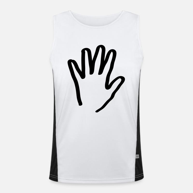 main Débardeur respirant contrasté Homme 