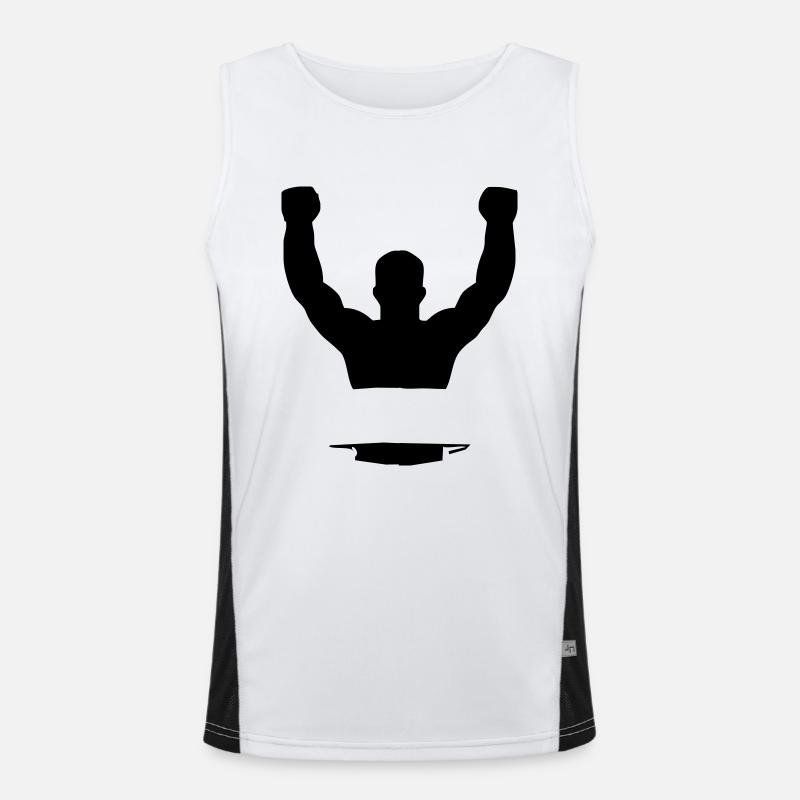 Sieger Funktionelles Kontrast-Tank Top für Männer 