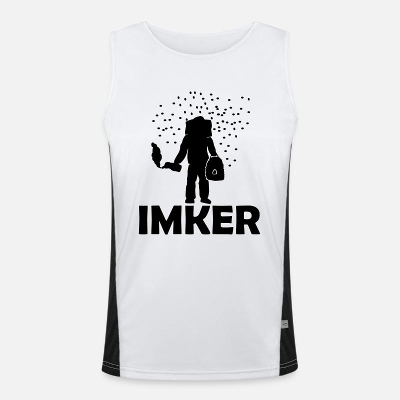 imker Funktionelles Kontrast-Tank Top für Männer 