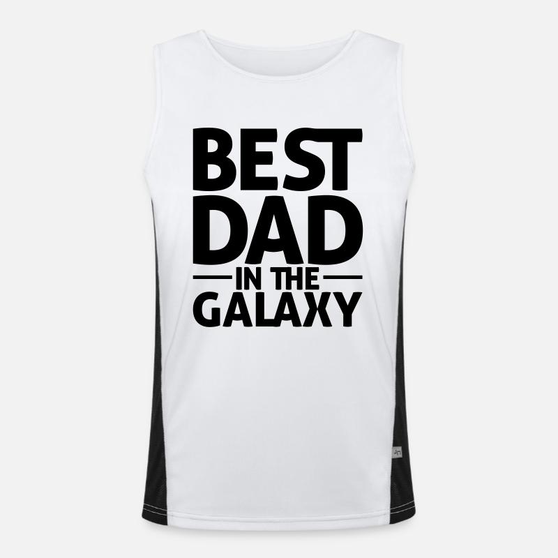 papa Funktionelles Kontrast-Tank Top für Männer 