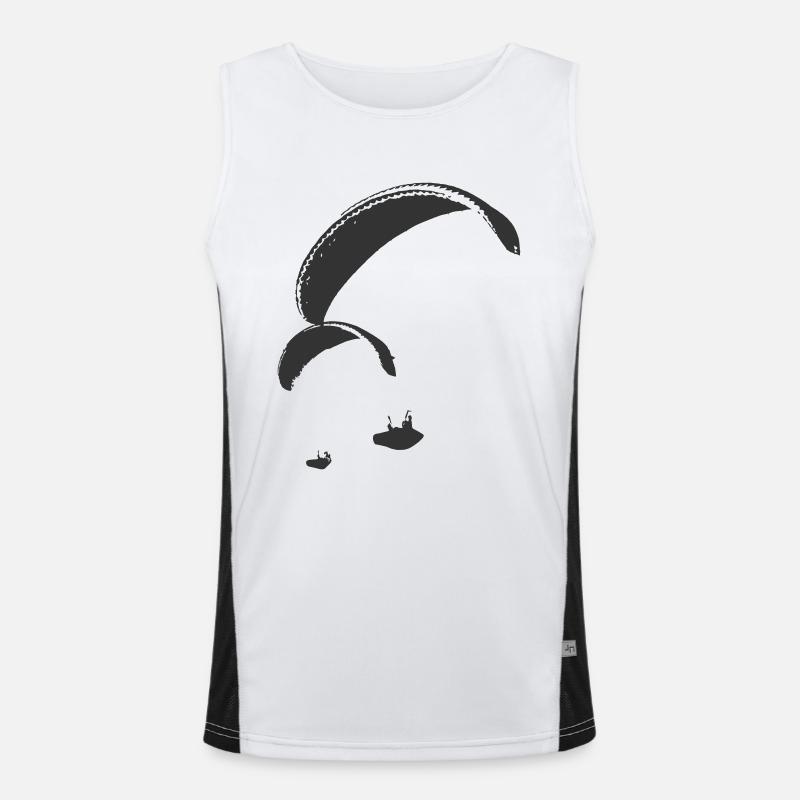 Paragliding Team Men's Functional Contrast Tank Top 
