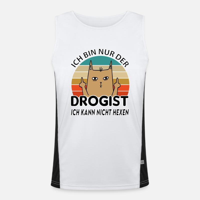Drogist Funktionelles Kontrast-Tank Top für Männer 