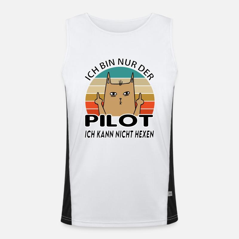 Pilot Funktionelles Kontrast-Tank Top für Männer 