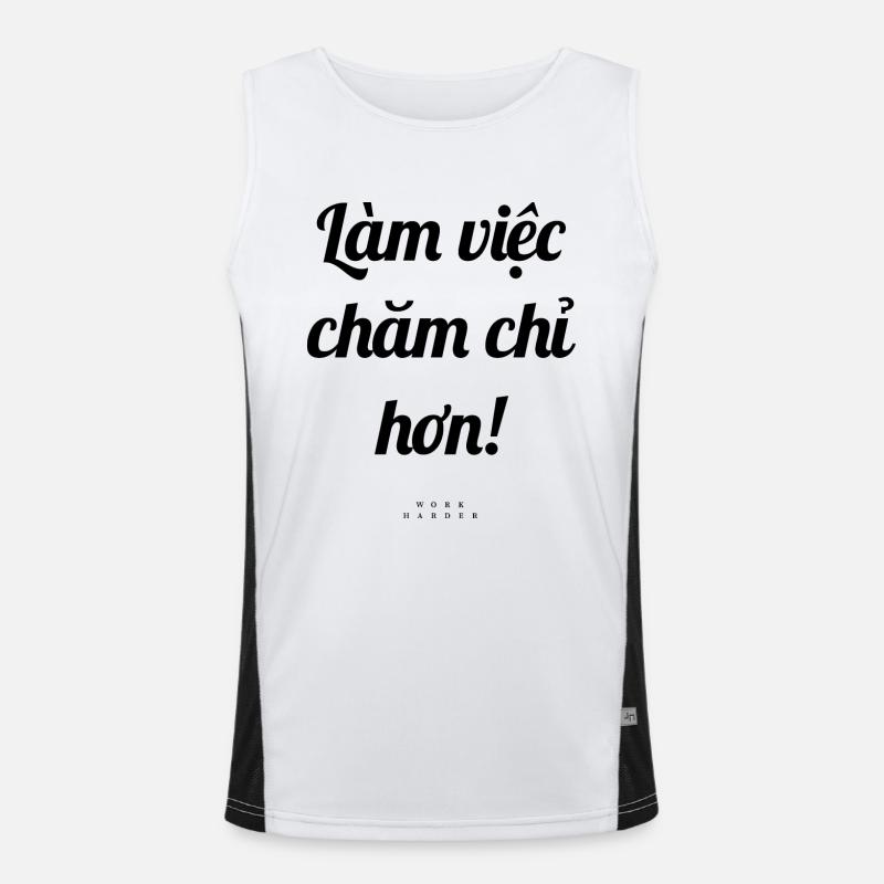 Vietnamese saying Men's Functional Contrast Tank Top 