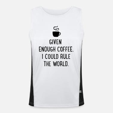 Caffè Canotta sportiva da uomo in contrasto cromatico 