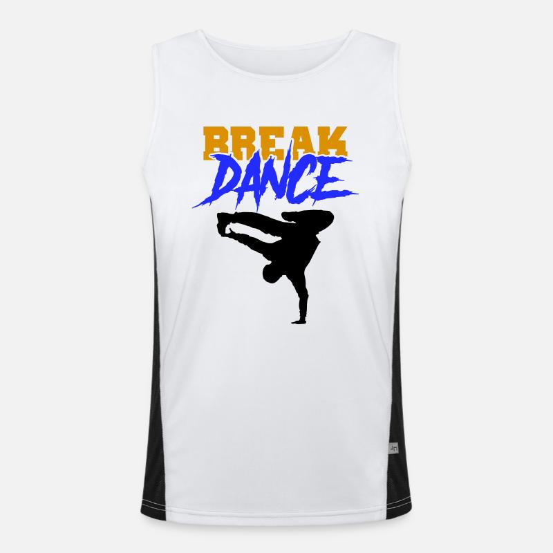 Break Dance Débardeur respirant contrasté Homme 