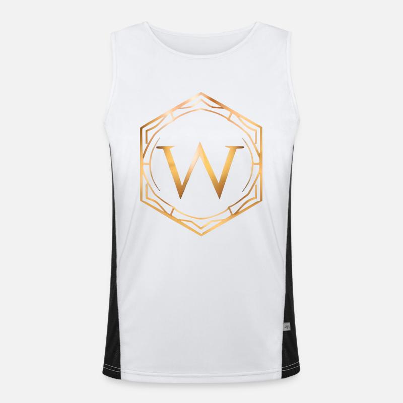 luxurious logo Men's Functional Contrast Tank Top 