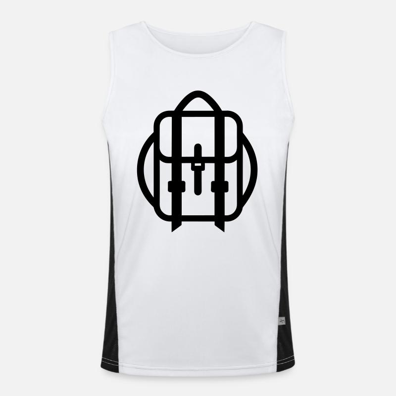 Rucksack Funktionelles Kontrast-Tank Top für Männer 