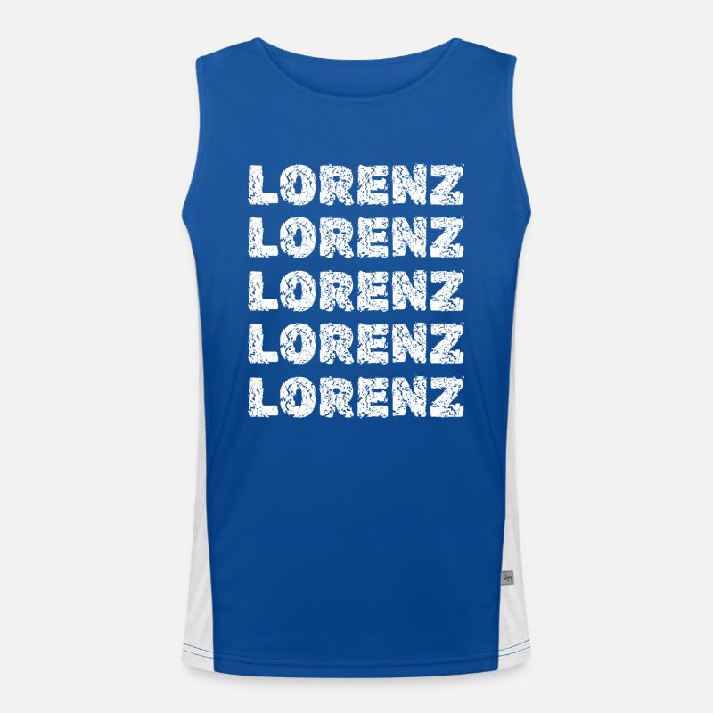 Lorenz Lorenz Funktionelles Kontrast-Tank Top für Männer 