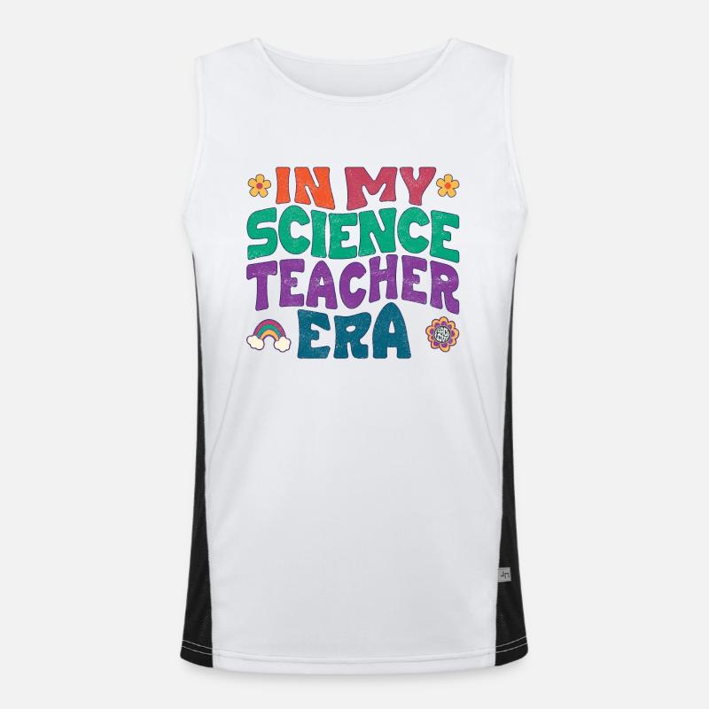 À l’époque de mon professeur de sciences Débardeur respirant contrasté Homme 