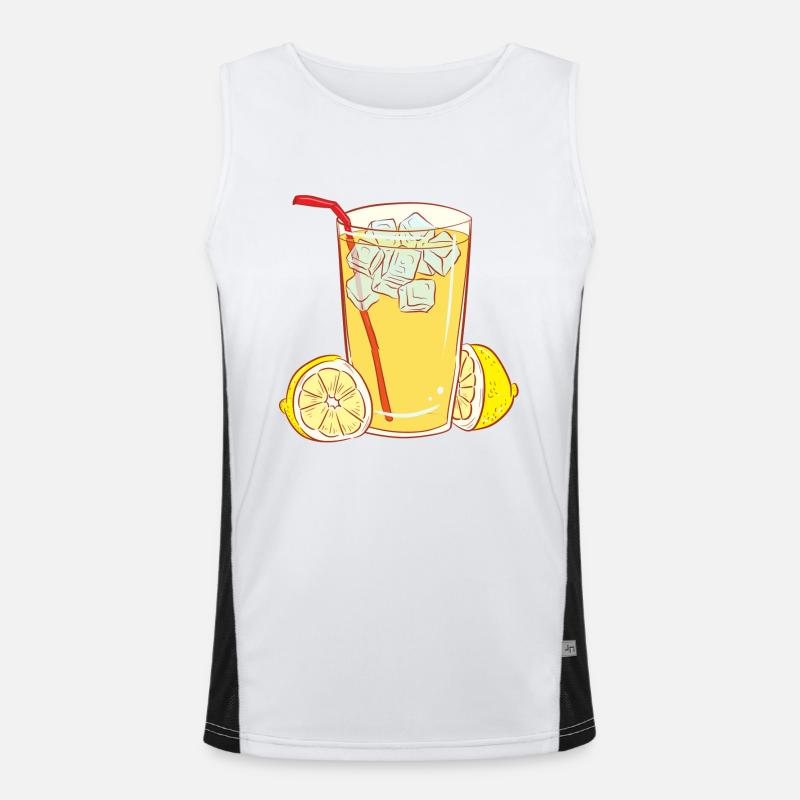 cocktails de jus de jus de boissons limonade limonade41 Débardeur respirant contrasté Homme 
