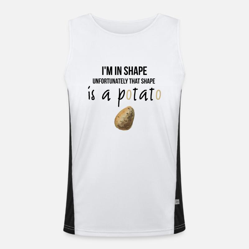 Je suis en forme Débardeur respirant contrasté Homme 