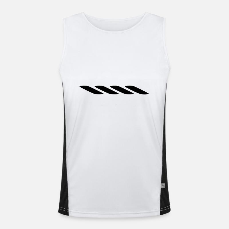 Corde avec le logo de morsure Débardeur respirant contrasté Homme 