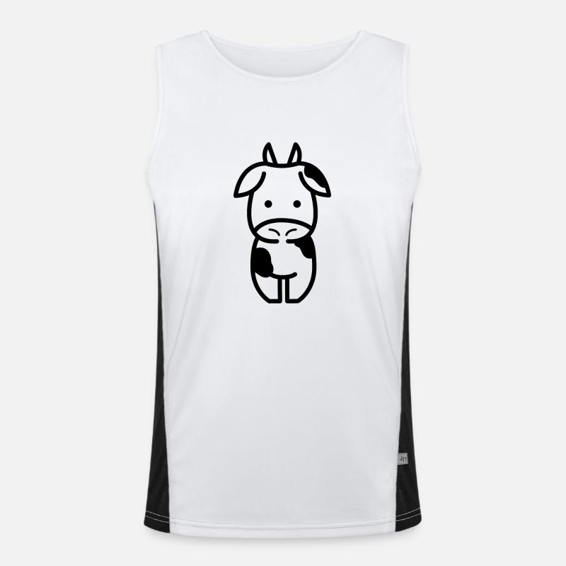 Vache Débardeur respirant contrasté Homme 