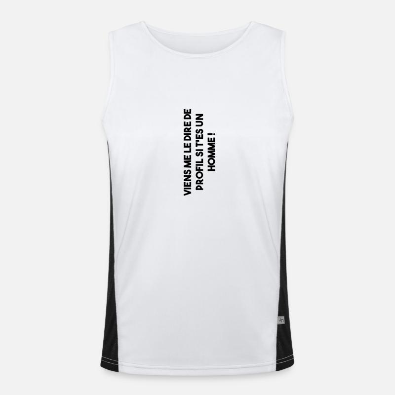 Profil! Funktionelles Kontrast-Tank Top für Männer 