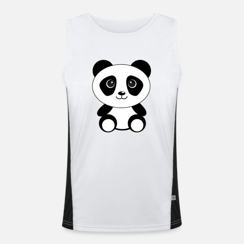 Panda Débardeur respirant contrasté Homme 