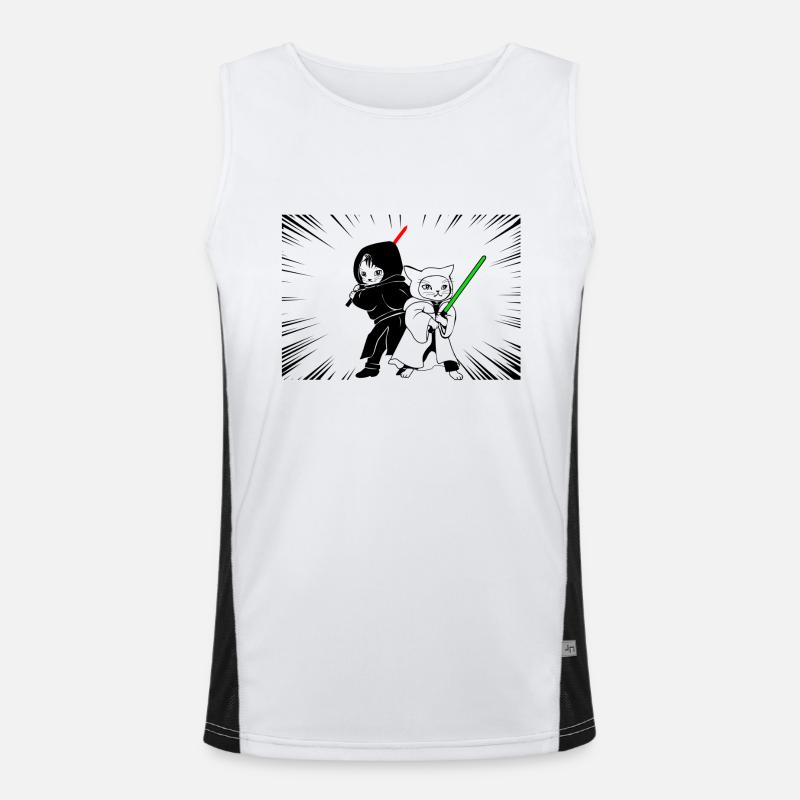Action Katzen Men's Functional Contrast Tank Top 