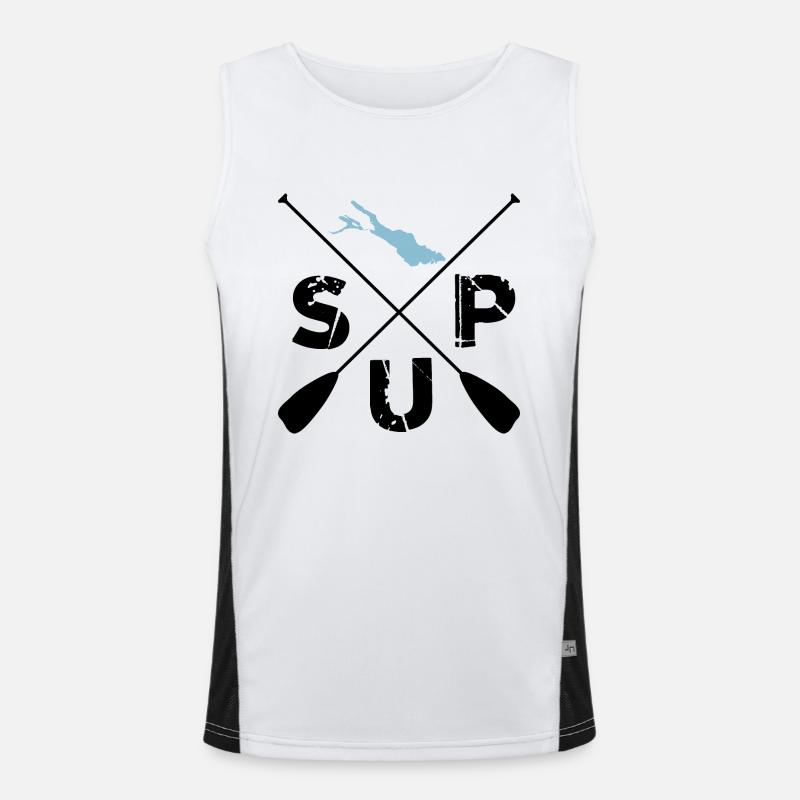 SUP Funktionelles Kontrast-Tank Top für Männer 