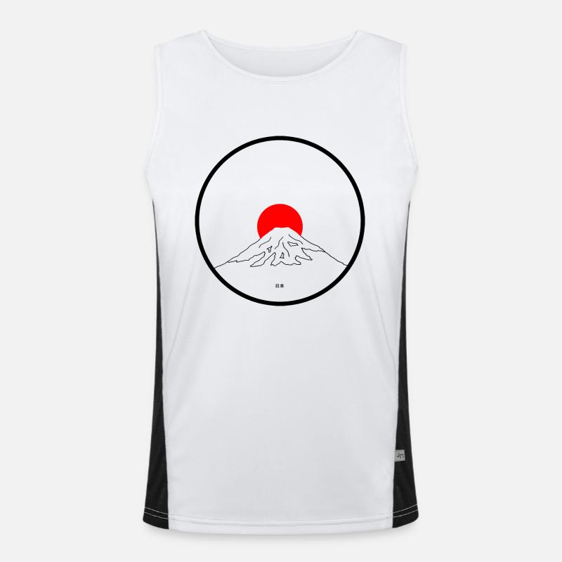 Mount Fuji Men's Functional Contrast Tank Top 
